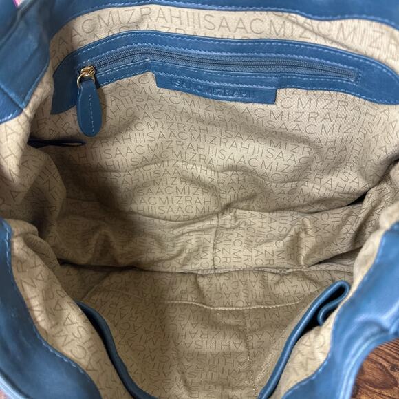 ISAAC MIZRAHI Blue Shoulder bag - Picture 7 of 13